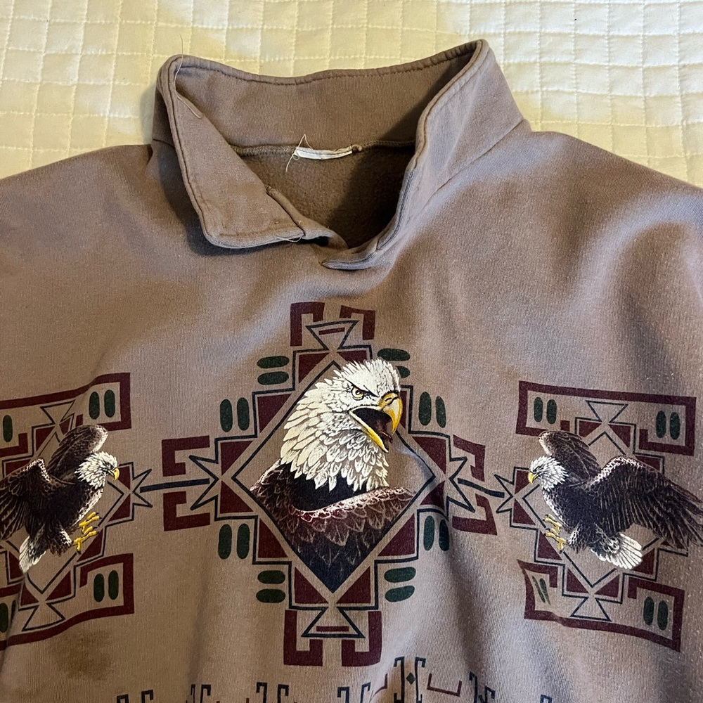 Vintage Ski Eagle Pullover